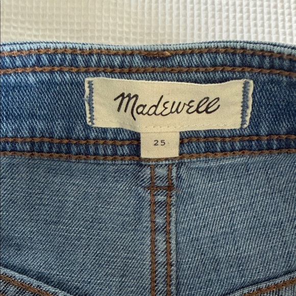 Madewell Cuffed Blue Denim Patch-Pocket Shorts Shirt 25 - Picture 4 of 14